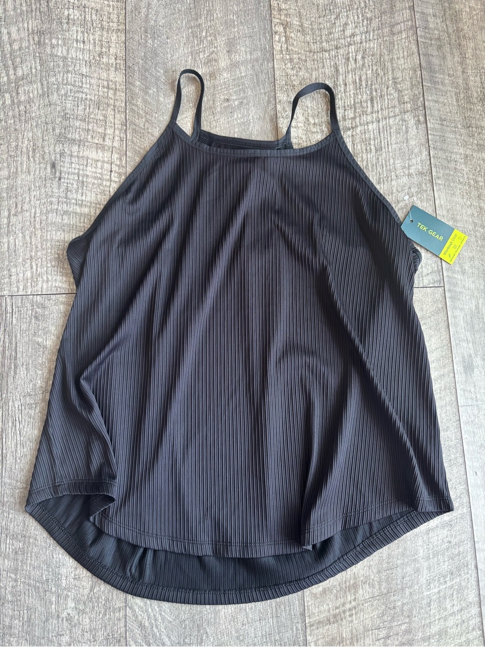 tek gear Black Ribbed Camisole Tank